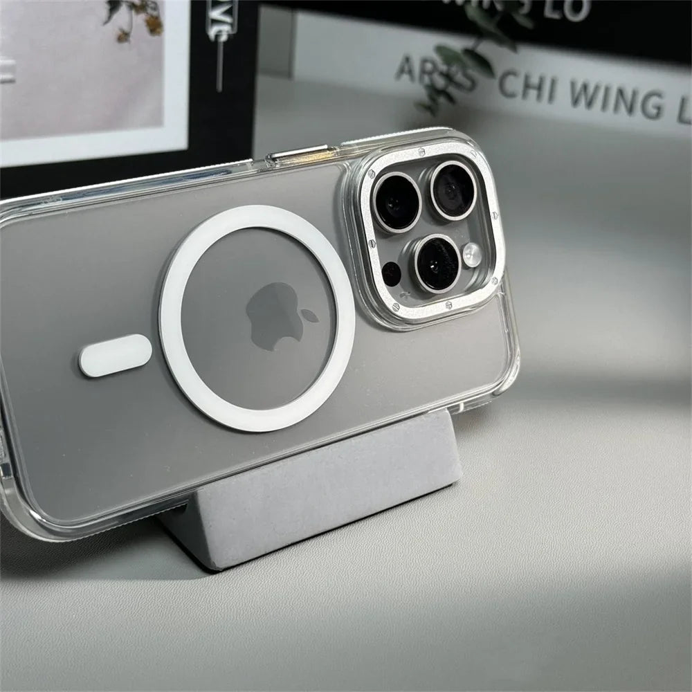 Magnetic Shockproof Bumper Case For iPhone