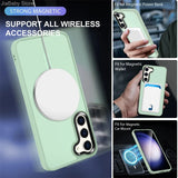 Magnetic Transparent Shockproof Case For Samsung