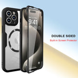 Full Body Screen Protection Car Magnetic Holder Case for iPhone