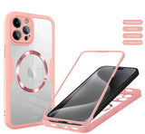 Full Body Screen Protection Car Magnetic Holder Case for iPhone