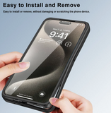 Full Body Screen Protection Car Magnetic Holder Case for iPhone