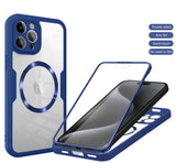 Full Body Screen Protection Car Magnetic Holder Case for iPhone