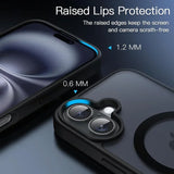 Matte Magnetic Wireless Charging Translucent Case For iPhone