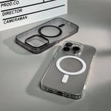 Matte Transparent Color Armor Magnetic Case For iPhone