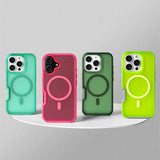 Neon Color Translucent Magnetic Case For iPhone