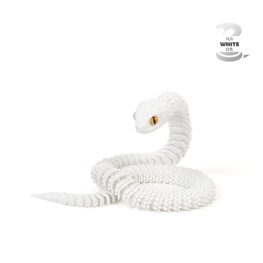 New 30cm 3D Printed Snake Desk Accessories Decoration Year Ornament