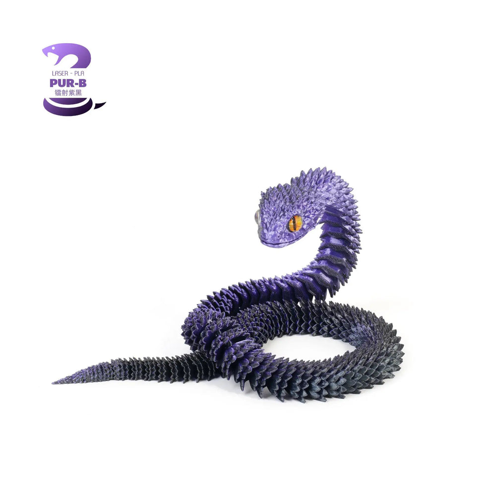 New 30cm 3D Printed Snake Desk Accessories Decoration Year Ornament