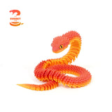 New 30cm 3D Printed Snake Desk Accessories Decoration Year Ornament