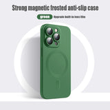 New Soft Silicone Magnetic Matte AntiSkid Protect Case For iPhone