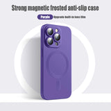 New Soft Silicone Magnetic Matte AntiSkid Protect Case For iPhone