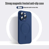 New Soft Silicone Magnetic Matte AntiSkid Protect Case For iPhone