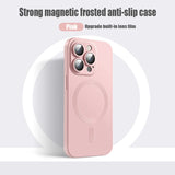 New Soft Silicone Magnetic Matte AntiSkid Protect Case For iPhone