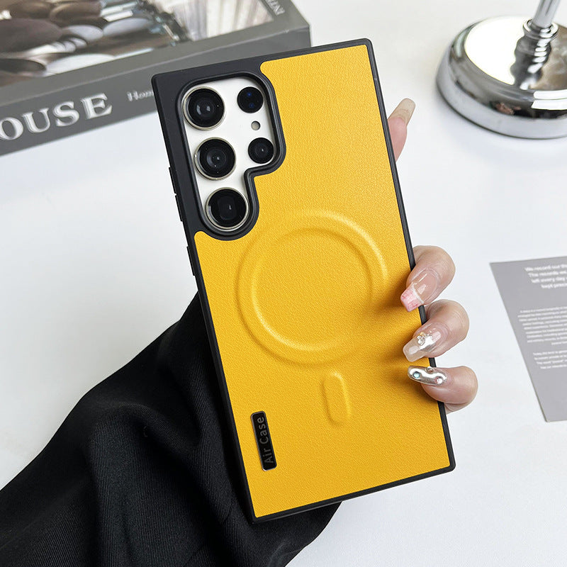 Magnetic Color-Blocking Phone Case for Samsung