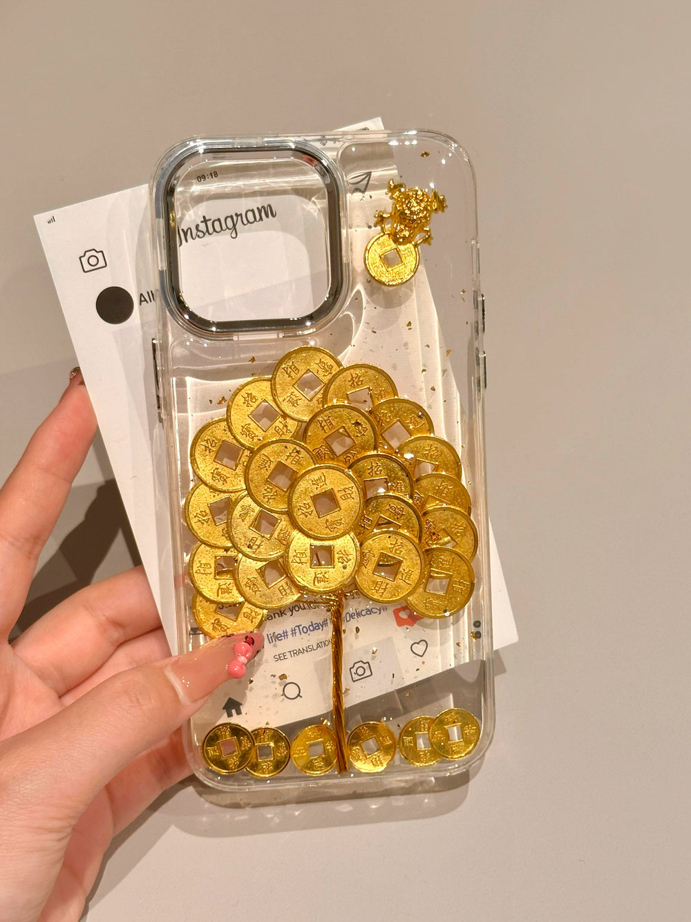 New Year's Gold Coin Fortune Tree Case for iPhone