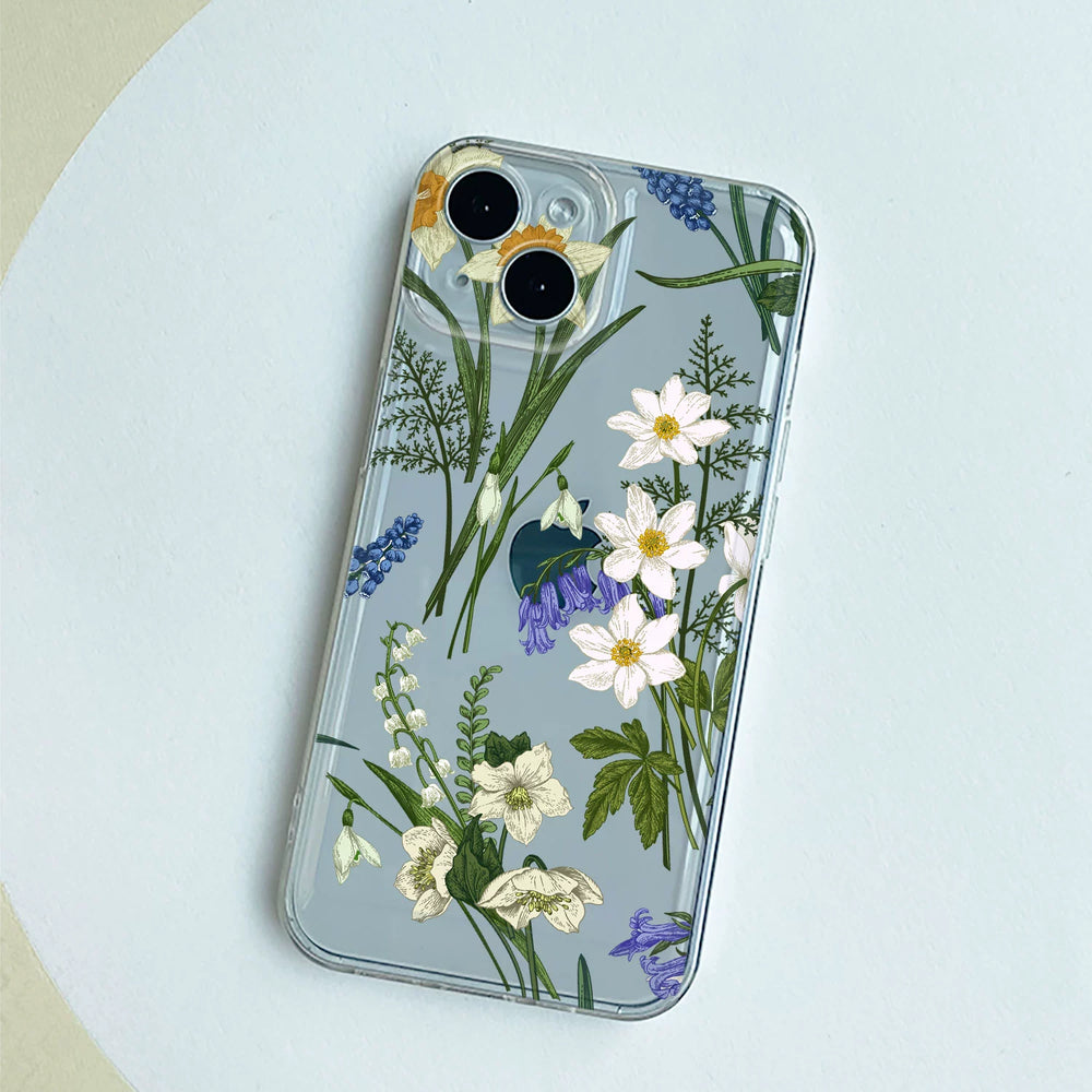 Artistic flower illustration Case for iPhone