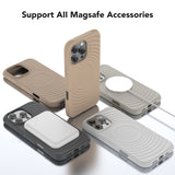 Liquid Silicone Wave Pattern Case for iPhone