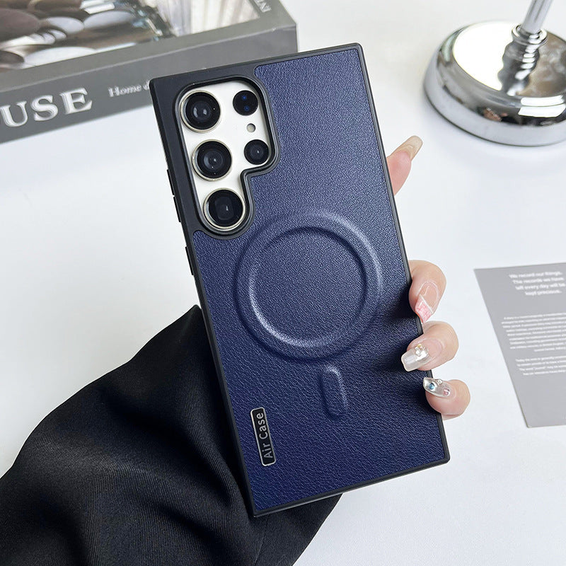 Magnetic Color-Blocking Phone Case for Samsung