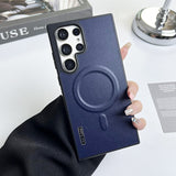 Magnetic Color-Blocking Phone Case for Samsung