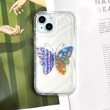 Water Ripple And Butterfly Soft Case For iphone