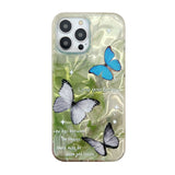 ins New Water Ripple Butterfly Case For iPhone