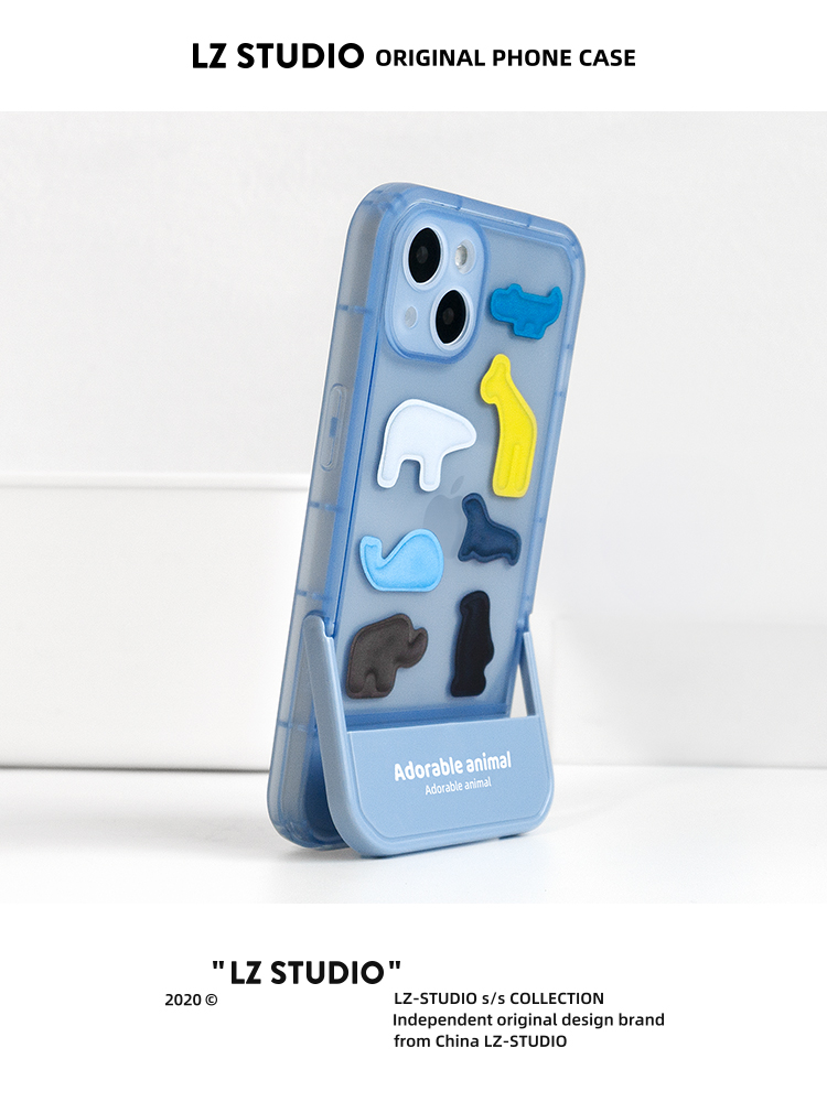 Cute invisible stand case for iPhone