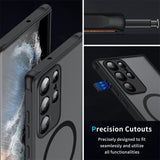 Magnetic Skin-Friendly Frosted Drop-Proof Full-Coverage Phone Case for Samsung