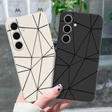 Rubik's Cube Dot Line Design Phone Case for Samsung