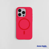 Advanced simple super strong magnetic liquid silicone case for iPhone