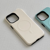 Film magnetic solid color creative double-layer frosted case for iPhone