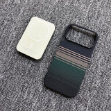 Colorful Kevlar Pattern Magnetic Phone Case for IPhone