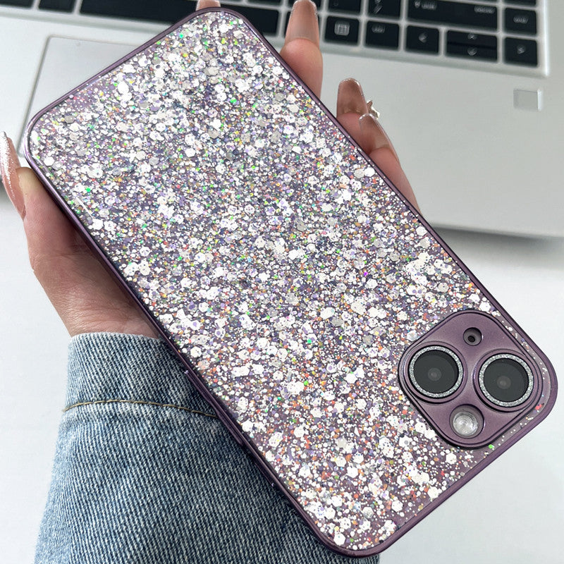 High-grade glitter electroplating Case For iPhone