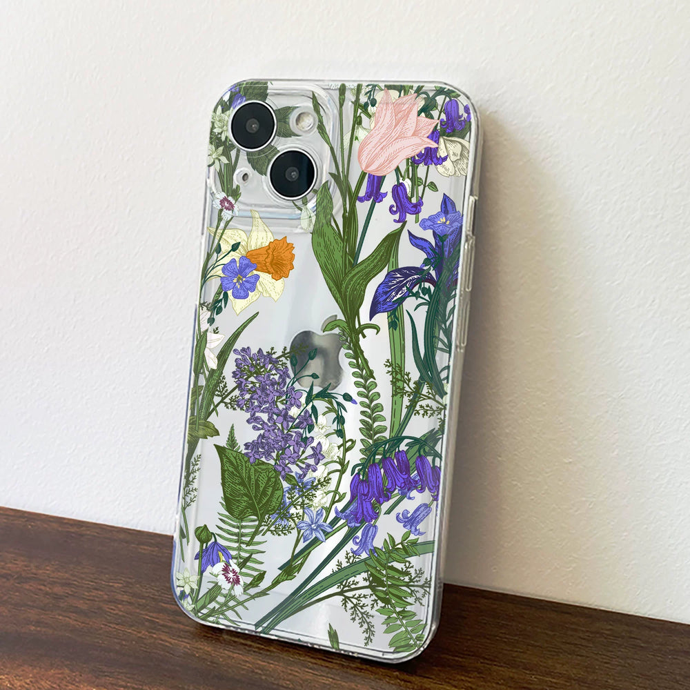 Artistic flower illustration Case for iPhone