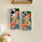 Water and flower art Case for iPhone