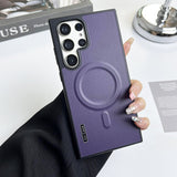 Magnetic Color-Blocking Phone Case for Samsung
