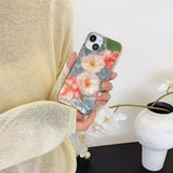 Water and flower art Case for iPhone