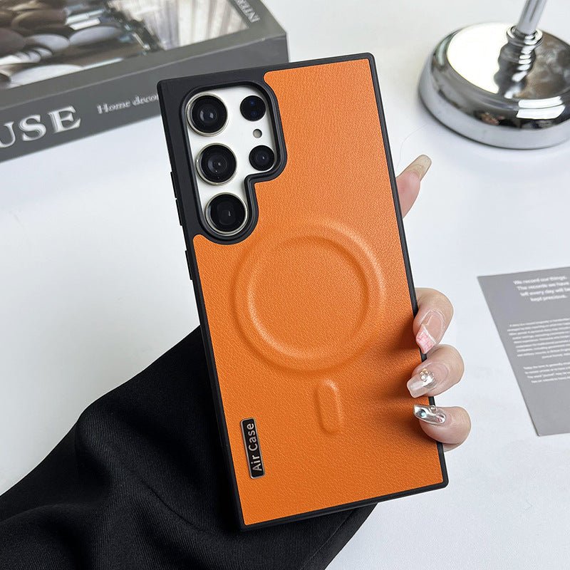 Magnetic Color-Blocking Phone Case for Samsung