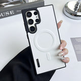 Magnetic Color-Blocking Phone Case for Samsung