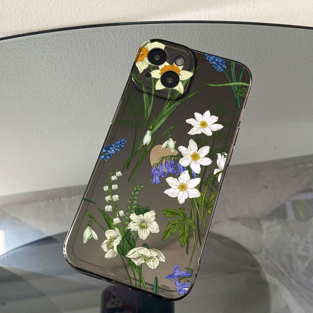 Artistic flower illustration Case for iPhone