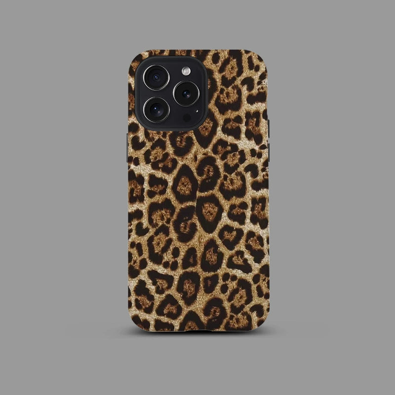 Printed And Painted Leopard Print Frosted All-Inclusive Case for iPhone