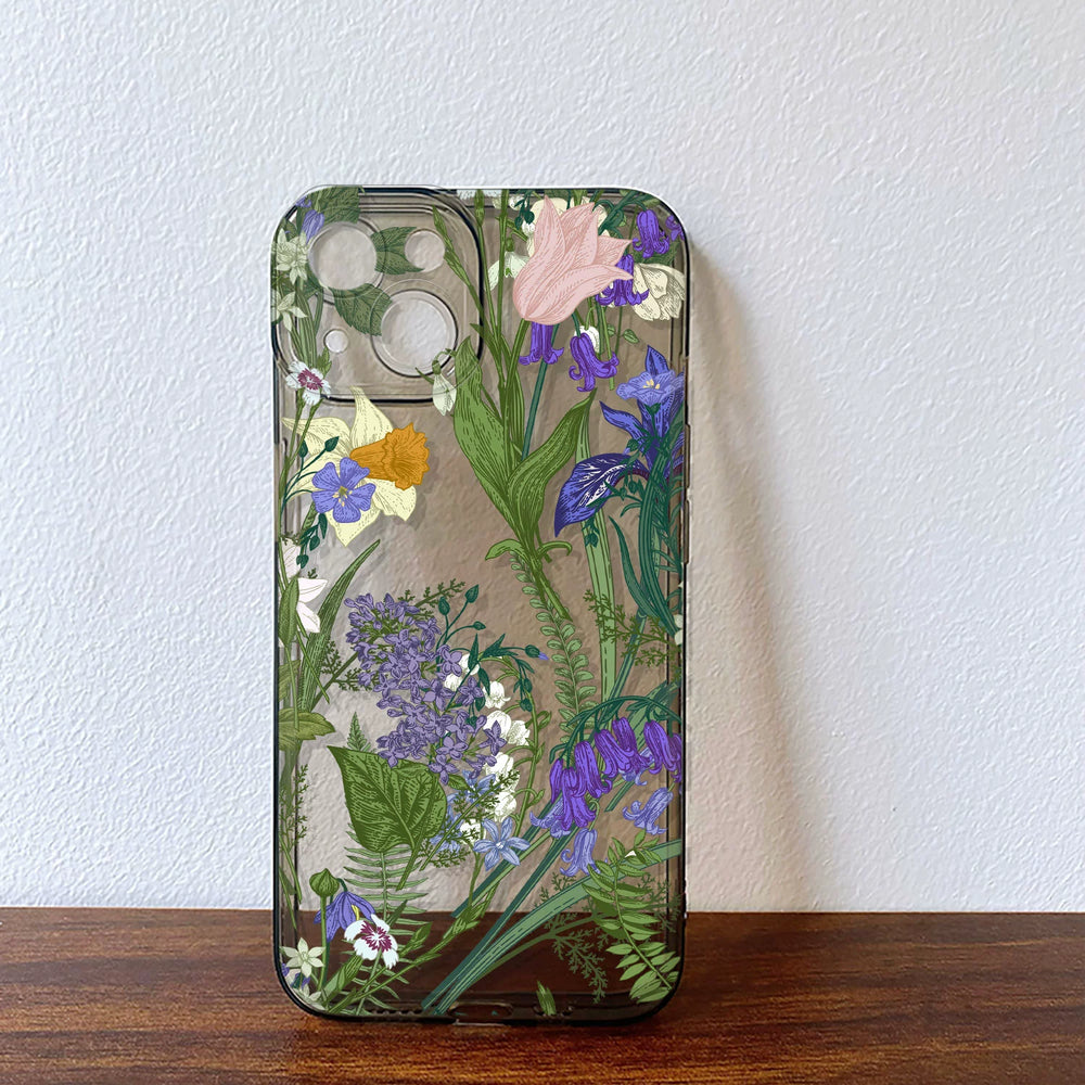 Artistic flower illustration Case for iPhone