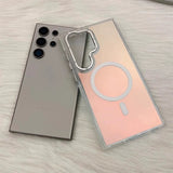 New Frosted Gradient Magnetic Shockproof Phone Case for Samsung