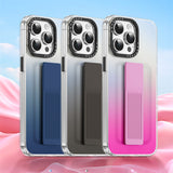 Gradient frosted wristband Case for iPhone