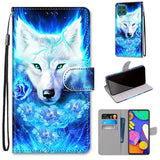 New Painted Leather Flip Phone Case with SIM Card Slot for Samsung