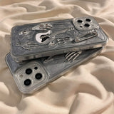 Cement gray metal guitar trendy cool style Case for iPhone