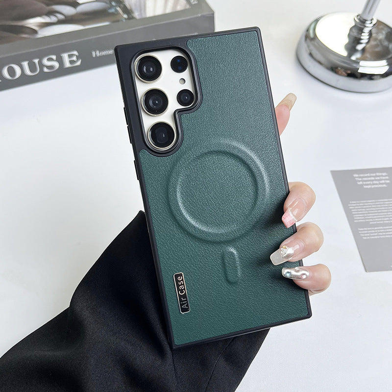 Magnetic Color-Blocking Phone Case for Samsung