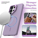 Lens Holder Magnetic Charging and Shockproof Phone Case for Samsung