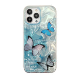 ins New Water Ripple Butterfly Case For iPhone