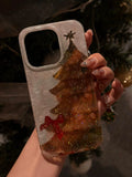 Semi-transparent bow Christmas tree Case for iPhone