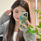 ins New Water Ripple Butterfly Case For iPhone