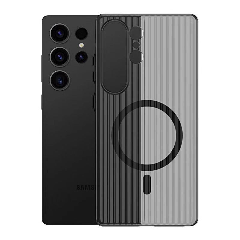 Corrugated Magnetic Heat Dissipation Ultra-Thin Frosted Phone Case for Samsung